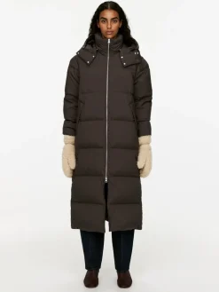 Upcycled Down Long Coat