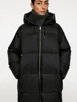 Upcycled Down Long Coat