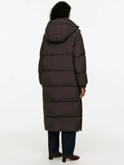 Upcycled Down Long Coat