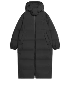 Upcycled Down Long Coat