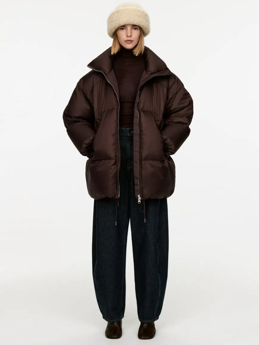 Upcycled Down Relaxed Jacket