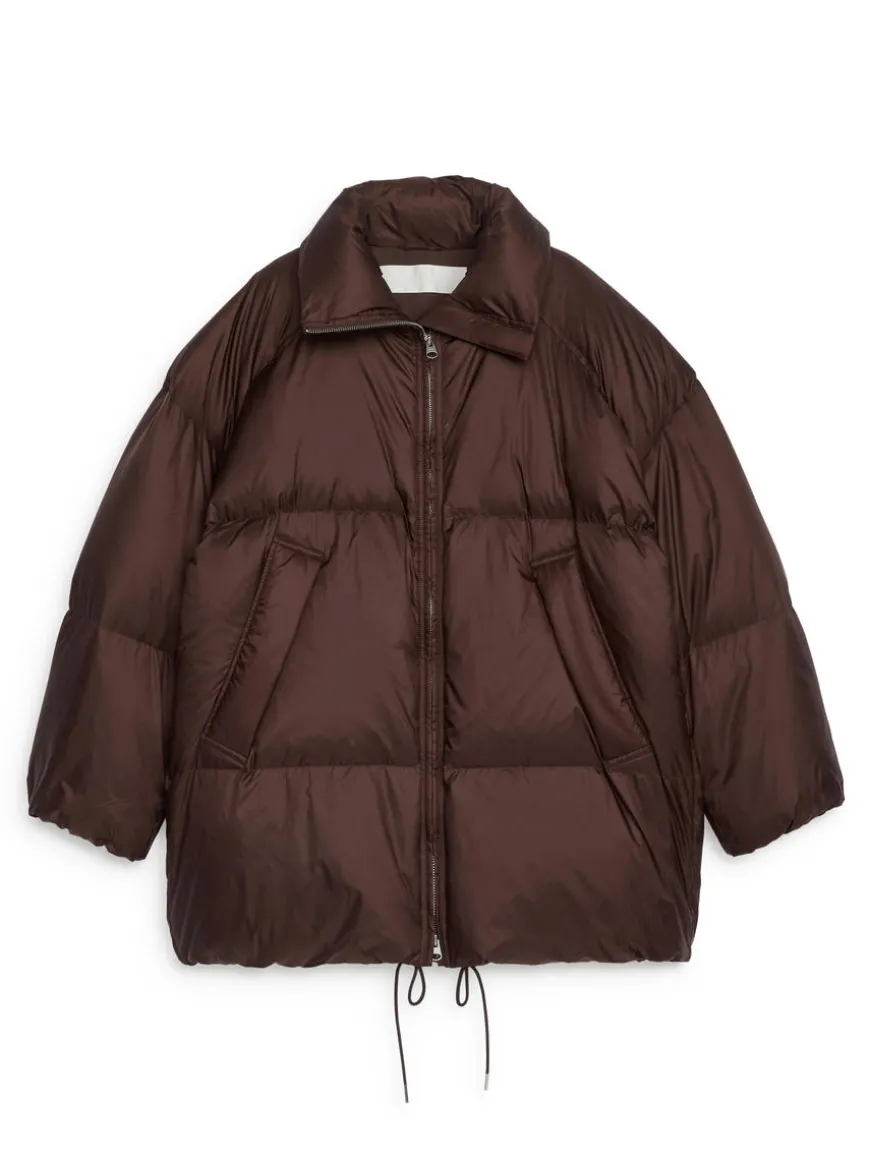 Upcycled Down Relaxed Jacket