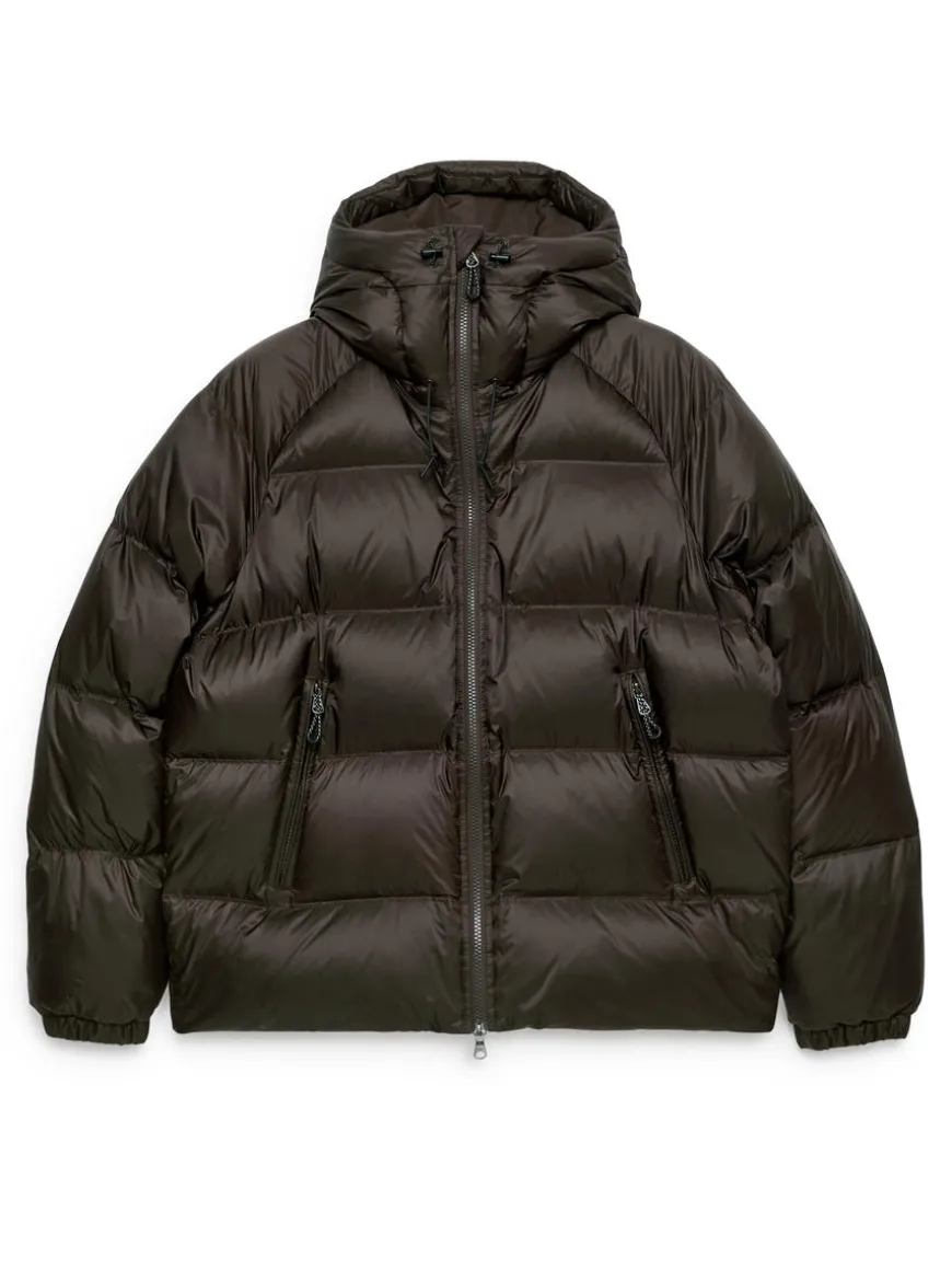 Upcycled Down Sporty Jacket