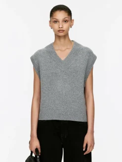 V-Neck Wool Vest