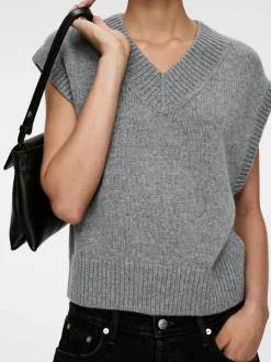 V-Neck Wool Vest