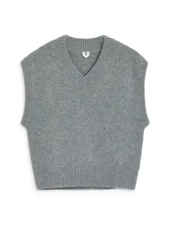 V-Neck Wool Vest