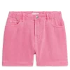 Washed Denim Bermuda Shorts
