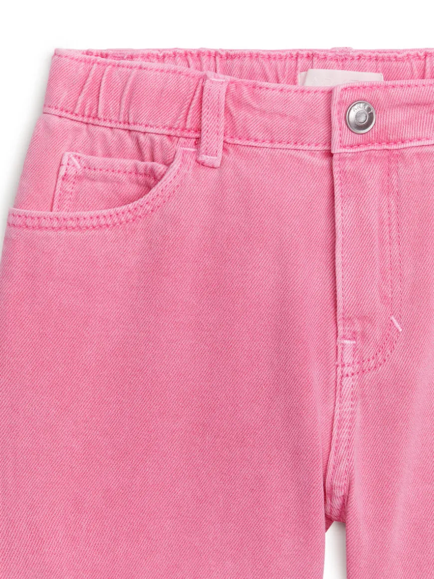 Washed Denim Bermuda Shorts