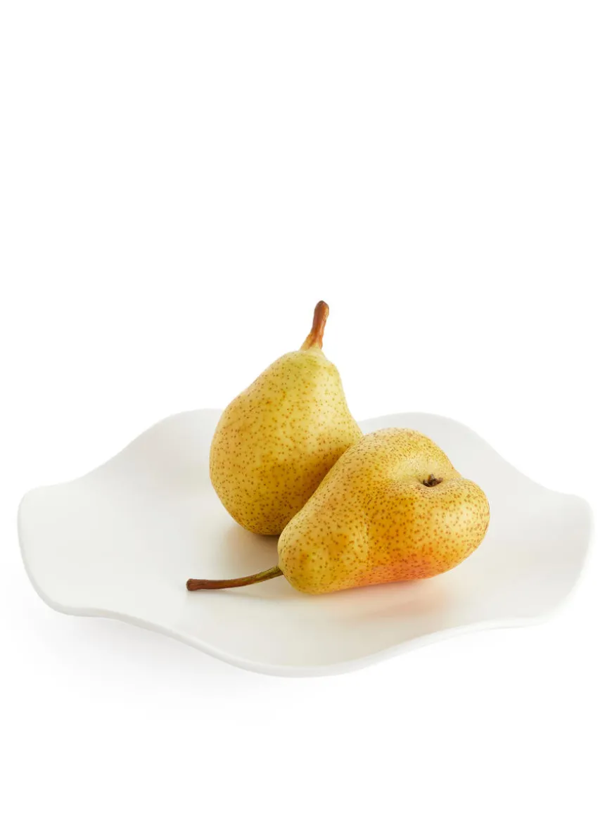 Wavy Stoneware Plate 27 Cm