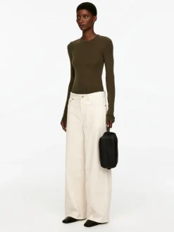 Wide Corduroy Trousers