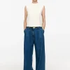 Wide Denim Trousers