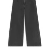 Wide Denim Trousers