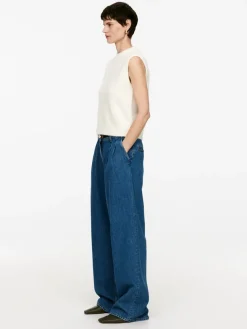 Wide Denim Trousers