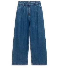 Wide Denim Trousers