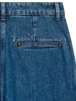 Wide Denim Trousers