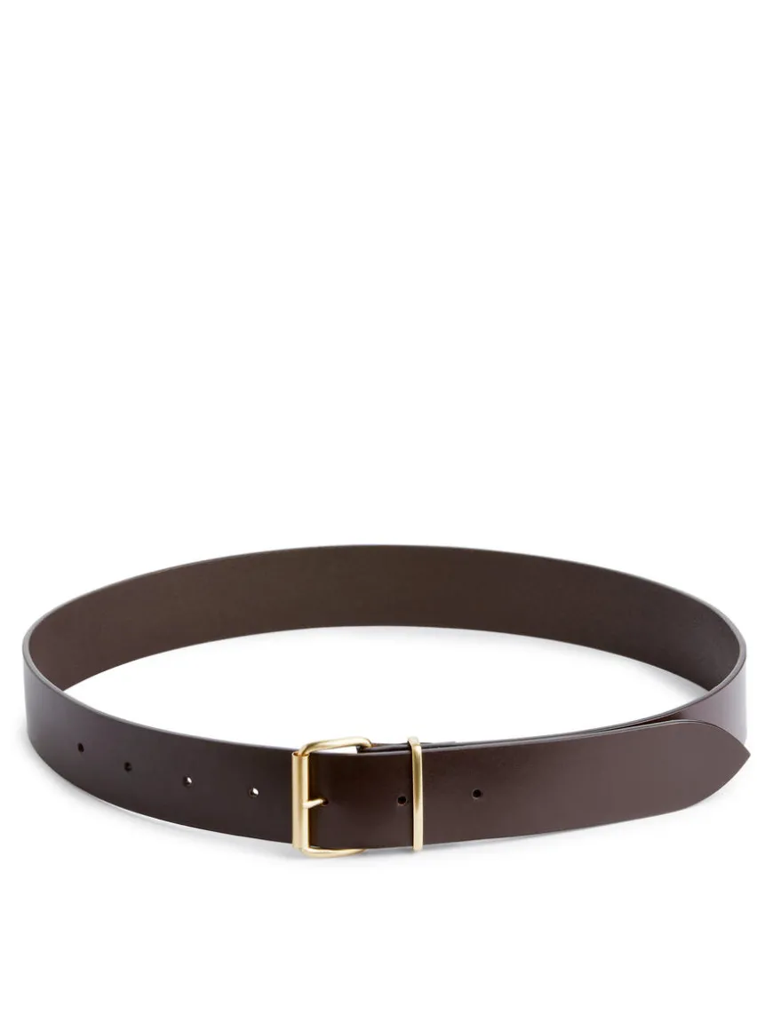 Wide Leather Belt