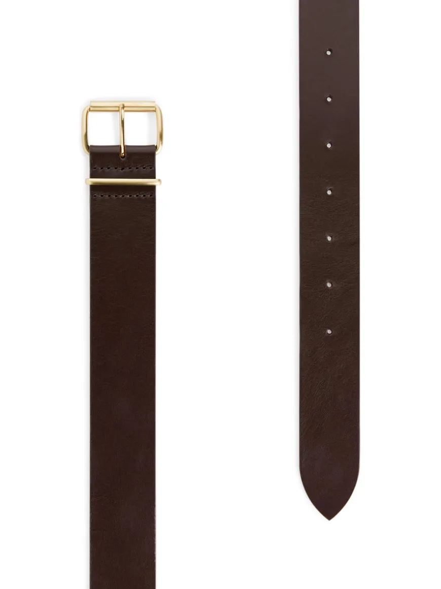 Wide Leather Belt