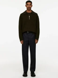 Wide Wool Trousers