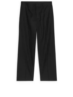 Wide Wool Trousers