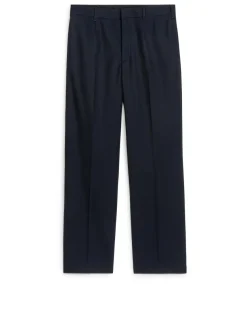 Wide Wool Trousers