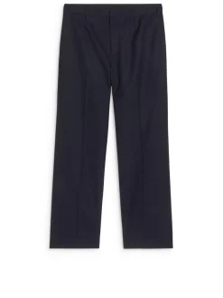 Wide Wool Trousers