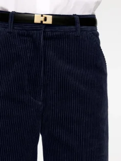 Wide-Leg Corduroy Trousers