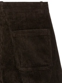 Wide-Leg Corduroy Trousers