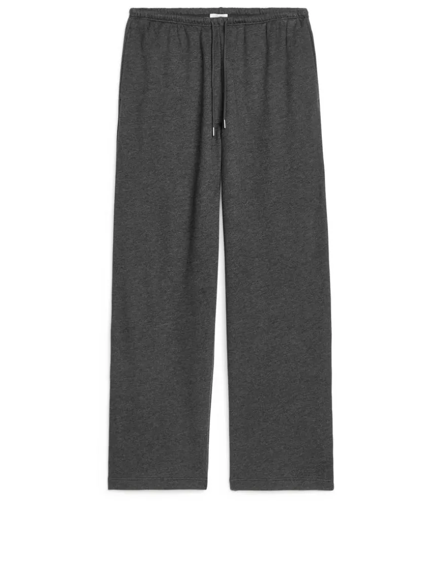 Wide-Leg Sweatpants