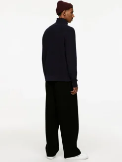Wool & Cotton Half Zip Jumper