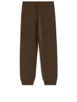 Wool Cashmere Knitted Trousers
