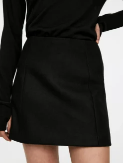 Wool Mini Skirt