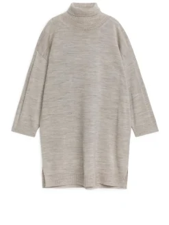 Wool Roll-Neck Dress