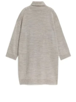 Wool Roll-Neck Dress