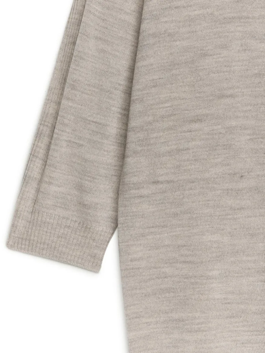 Wool Roll-Neck Dress