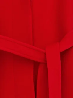 Wool-Blend Belted Coat