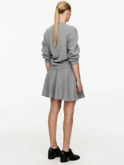 Wool-Blend Mini Skirt