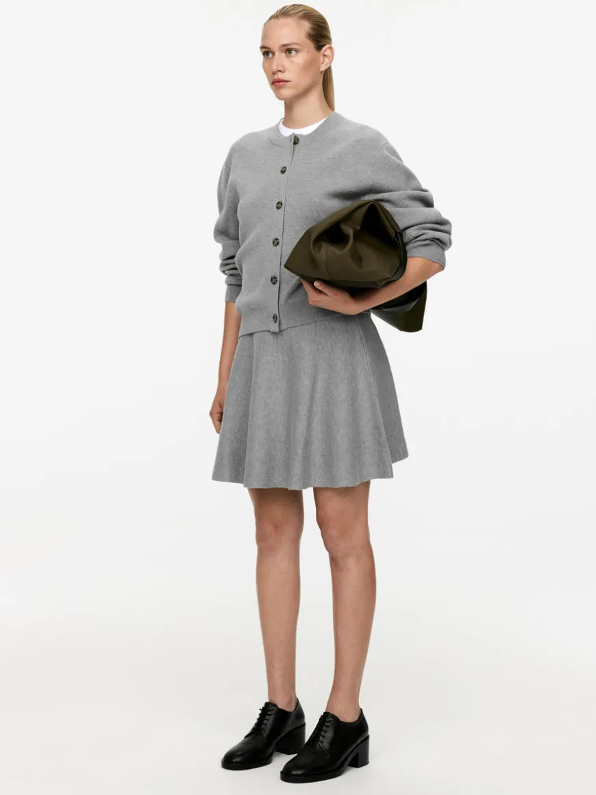 Wool-Blend Mini Skirt