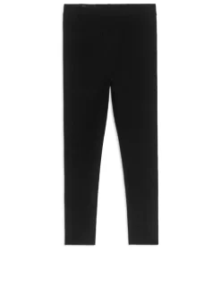Wool-Blend Rib Leggings