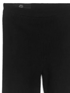 Wool-Blend Rib Leggings