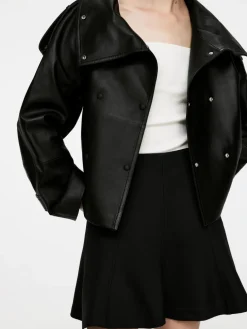 Wool-Blend Sculptural Skirt