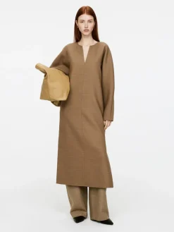 Wool-Blend Tunic Dress