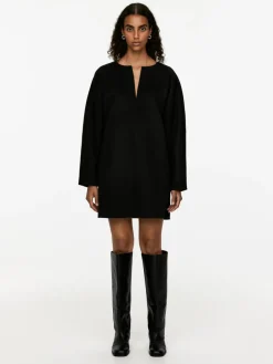 Wool-Blend Tunica Dress
