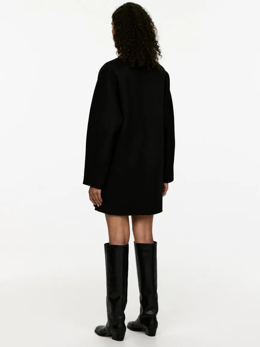 Wool-Blend Tunica Dress