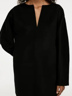 Wool-Blend Tunica Dress