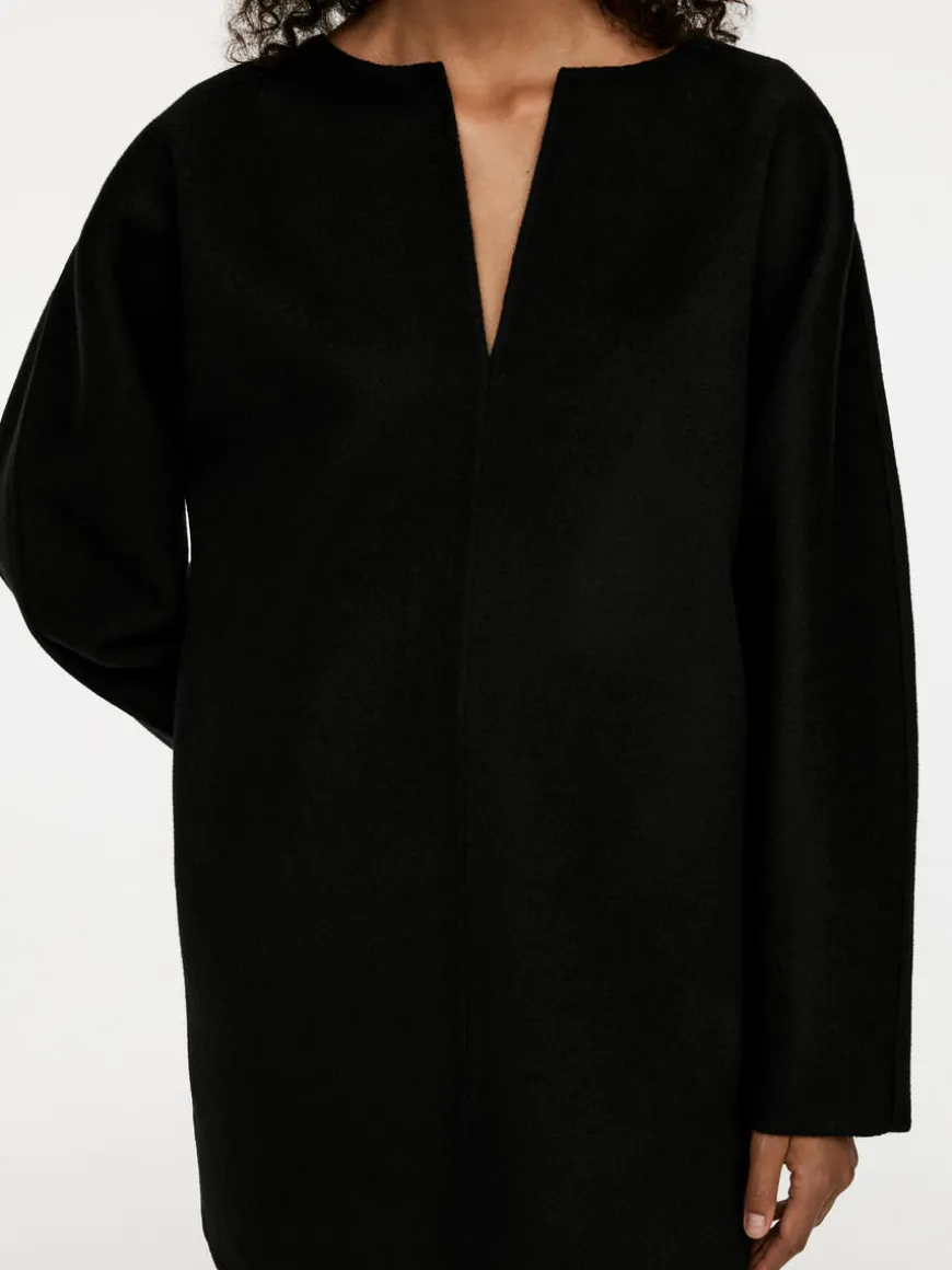 Wool-Blend Tunica Dress