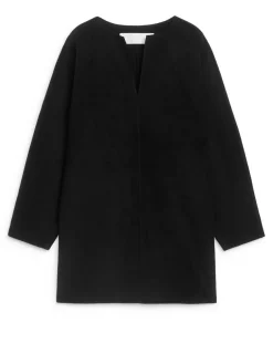 Wool-Blend Tunica Dress