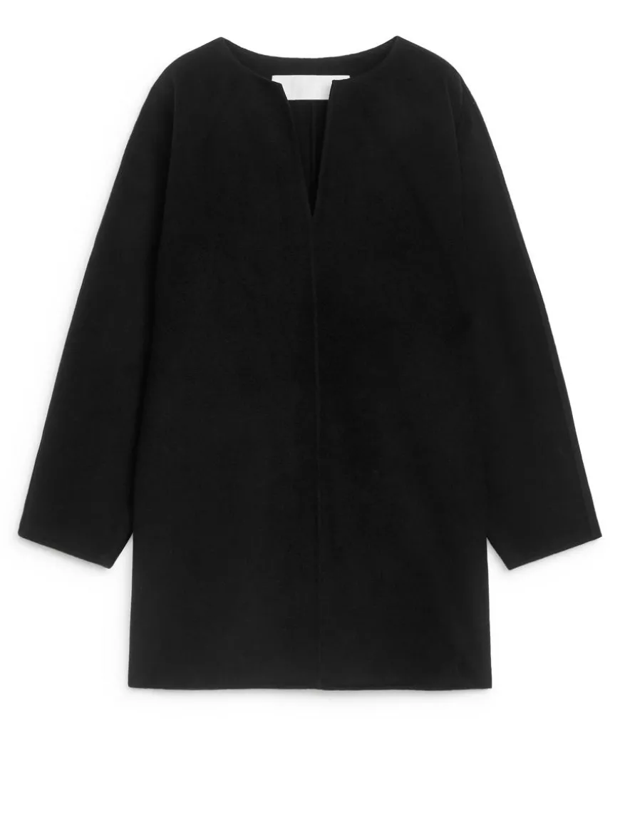 Wool-Blend Tunica Dress