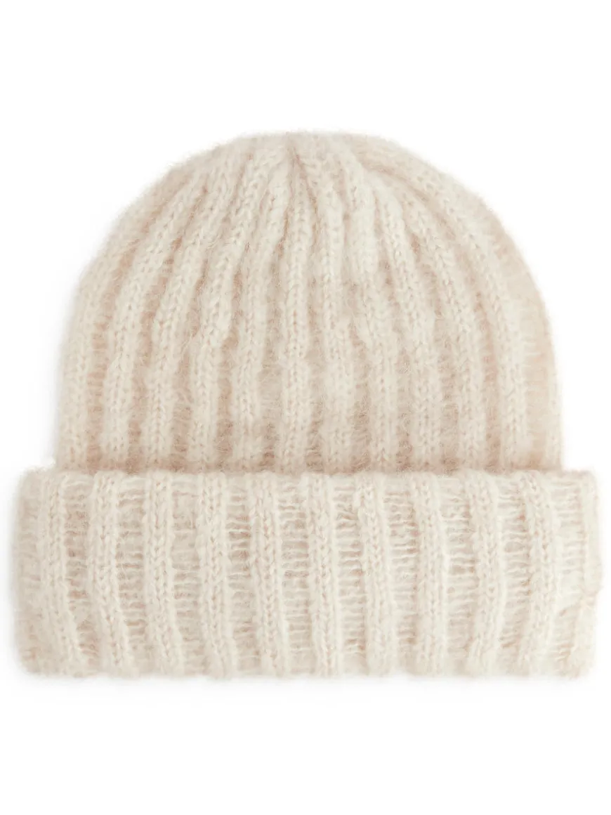 Wool-Mohair Beanie