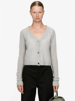 Wool-Mohair Blend Cardigan