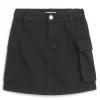 Woven Utility Mini Skirt